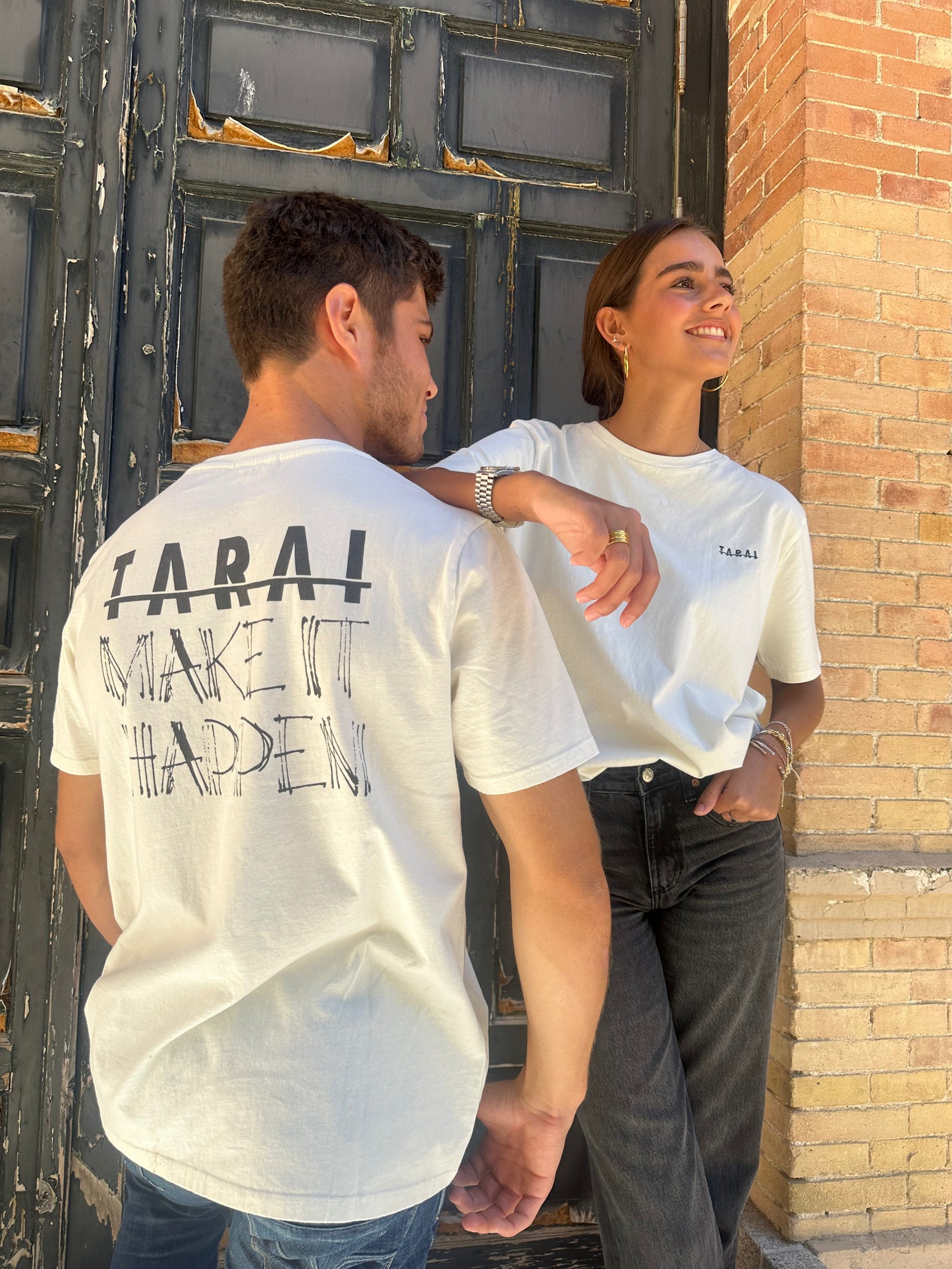 Camiseta MAKE IT Crudo