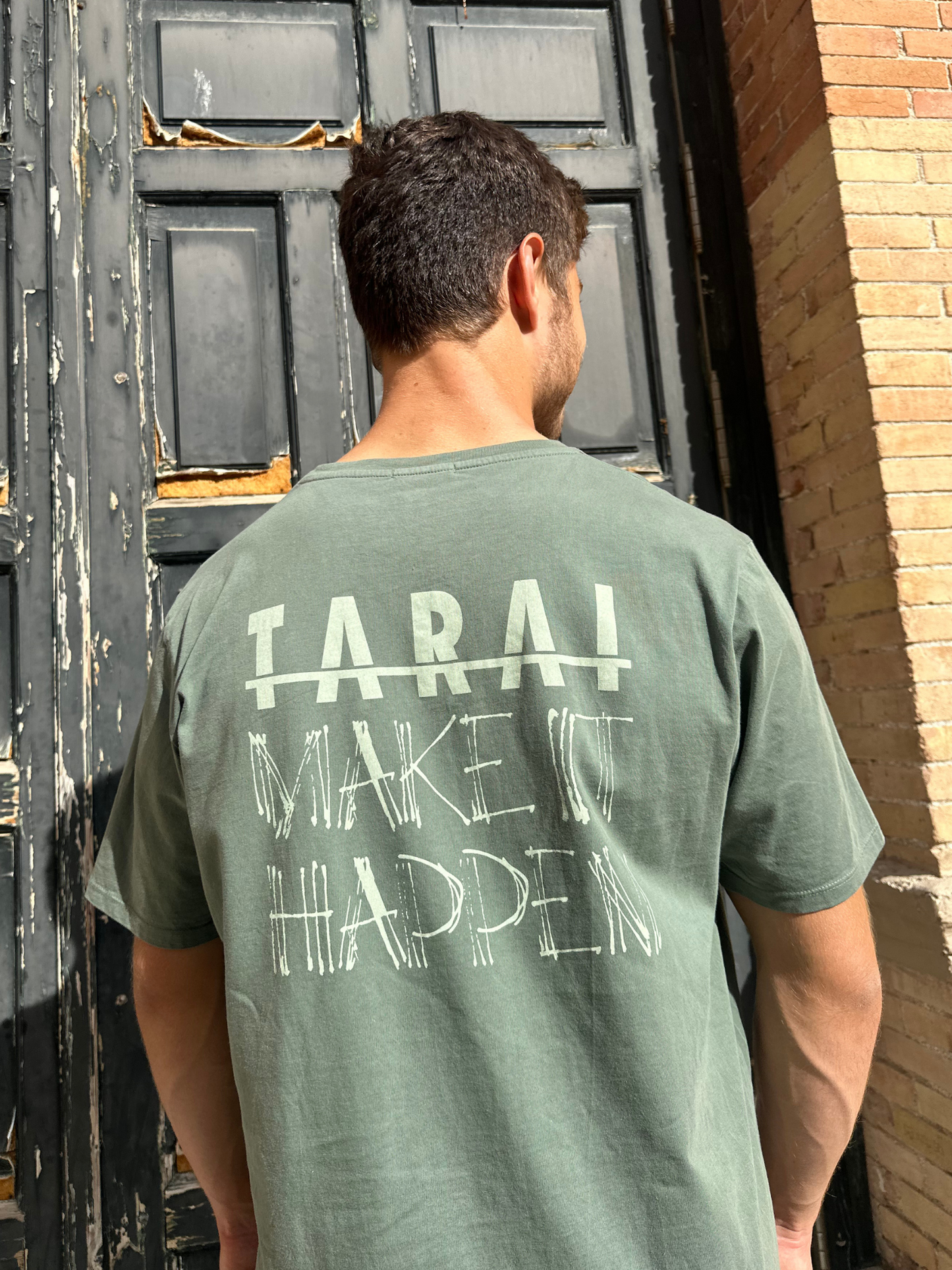 Camiseta MAKE IT Verde